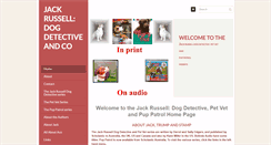 Desktop Screenshot of jackrusselldogdetective.com
